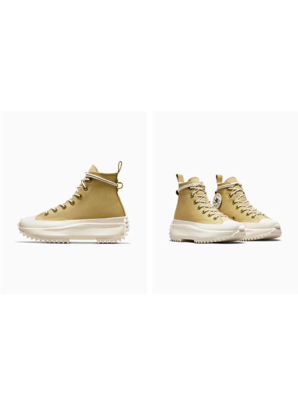 Converse Run Star Hike Platform Sneakers A06091C Toad/Dark Moss/Natural Ivory - Picture 5 of 14